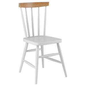 Silla de Madera Udine Blanco Natural