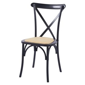 Silla de Comedor Clásica Vienesa Negro