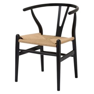 Silla Wishbone Negro