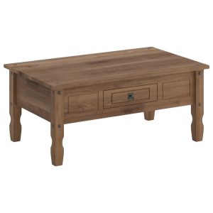 Mesa De Centro 1 Cajon Linea Mexicana - MEX070 nogal