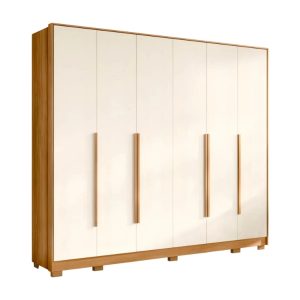 Ropero 6 Puertas 6 Cajones Fascinio - Blanco