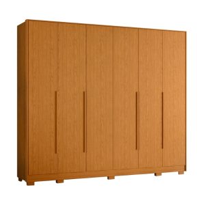 Ropero 6 Puertas 6 Cajones Fascinio - Marrón