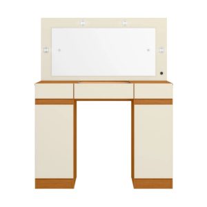 Tocador Espejo Grande Led Studio Marrón