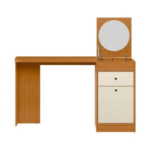 Escritorio Tocador Espejo Desejo Marron