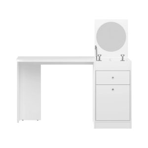 Escritorio Tocador Espejo Desejo Blanco