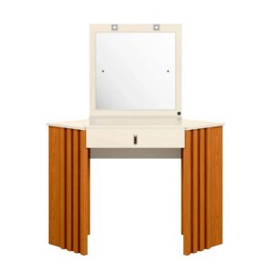 Escritorio Tocador Esquinero Glitter Marron