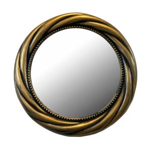 Espejo Torneado De Resina