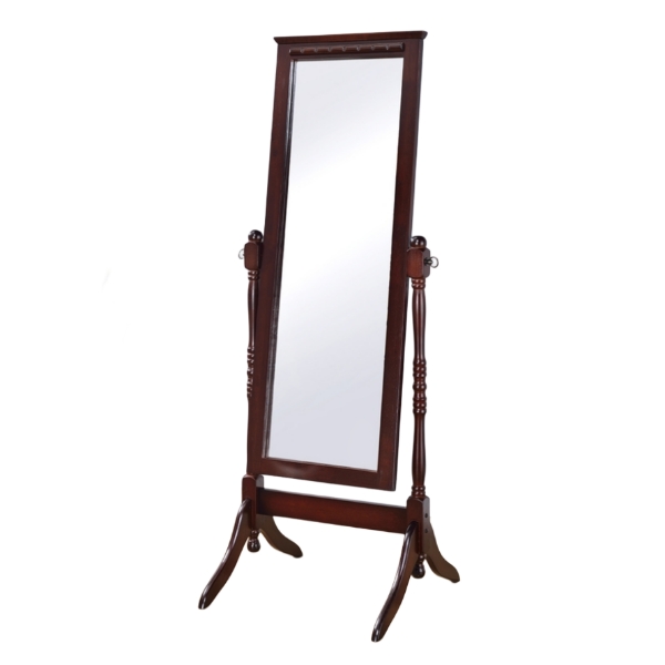 Espejo De Pie De Madera A09C