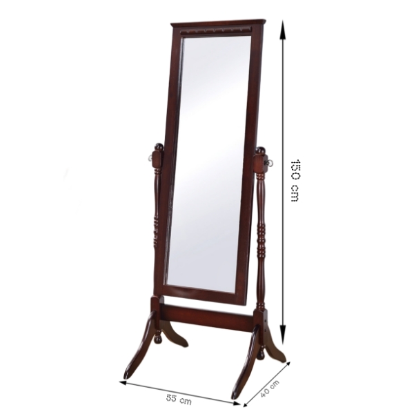 Espejo De Pie De Madera A09C - Imagen 2