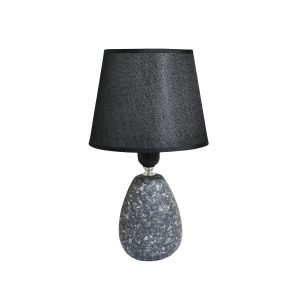 Lampara Veladora de Ceramica Gris/Negro Lam002