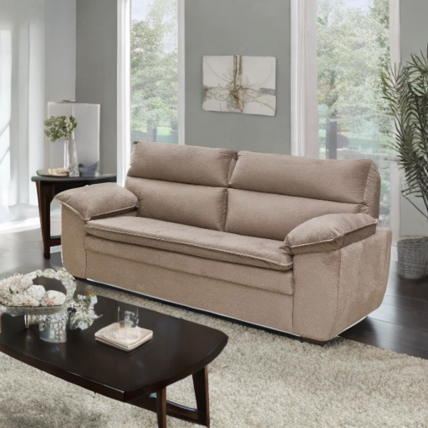 Sofa Ferrari 3 Cuerpos Tostado - Imagen 2