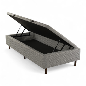 Box Baul 1 Plaza Premium Gris