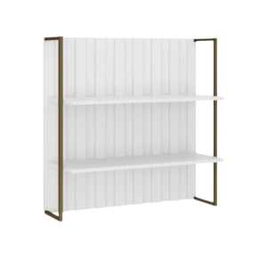 Aereo Americana 80cm Listones Blanco/Oro 260631930