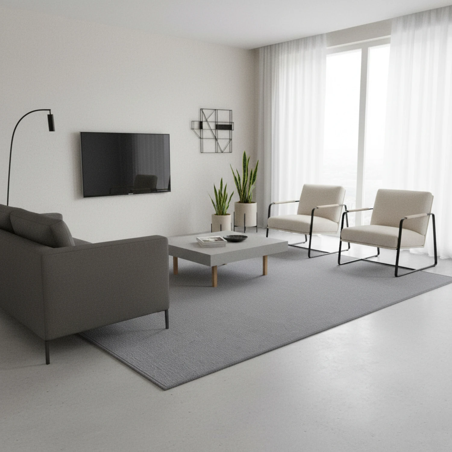 Alfombra Lisa Viena 1,50x2,00 Gris 44010 - Imagen 2