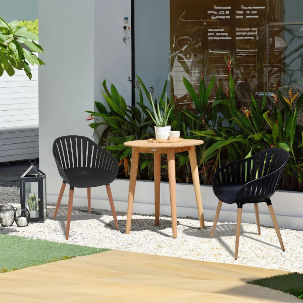 Conjunto De Jardin Cannes Negro - Imagen 2
