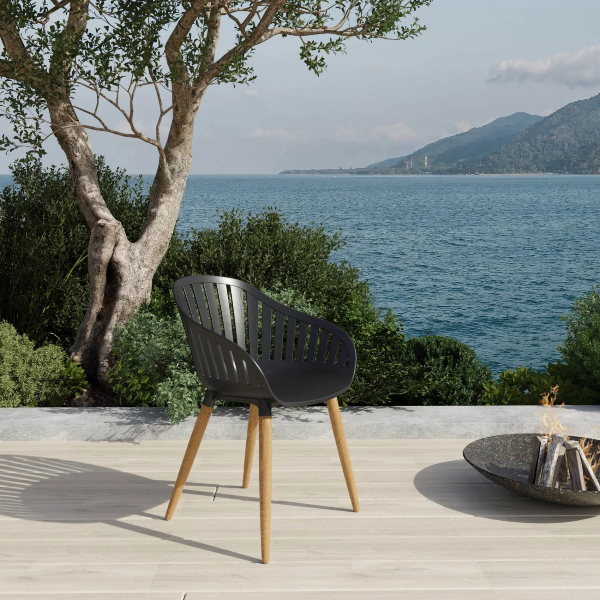 Conjunto De Jardin Cannes Negro - Imagen 3