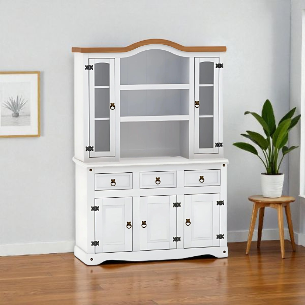 Cristalero 5P+3C Linea Mexicana Mex048 Blanco - Imagen 2