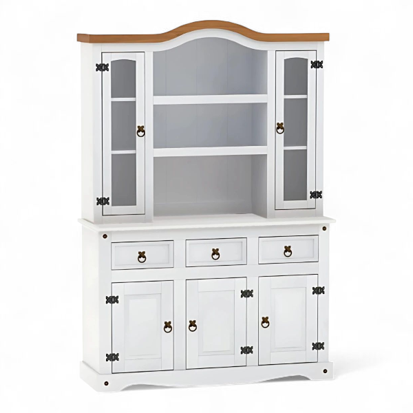 Cristalero 5P+3C Linea Mexicana Mex048 Blanco