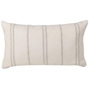 Almohadón Artesanal Tajy 30x50 cm Pilar - Crudo/Beige