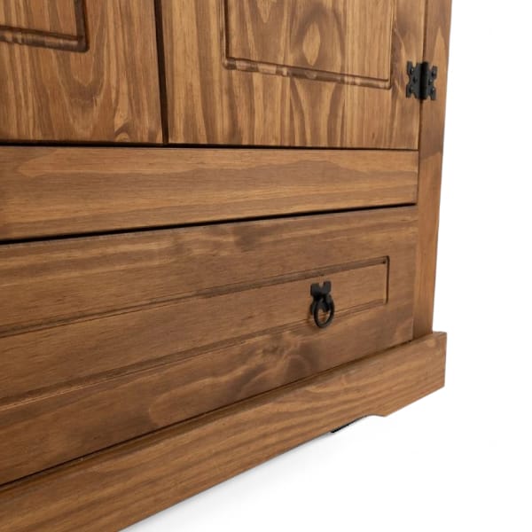 Ropero 2 Puertas Linea Mexicana MEX030 Nogal - Imagen 3