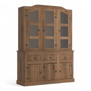 Modular Cristalero 6P+3C Linea Mexicana MEX009 Nogal