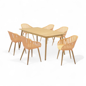 Juego De Jardin 6 Sillas Nassau