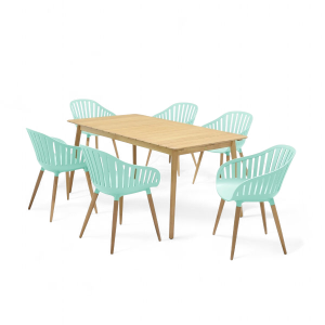 Juego De Jardin 6 Sillas Nassau