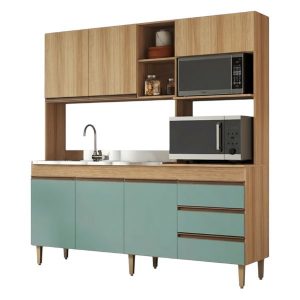 Kit De Cocina Aparador 1850 Verde Miel