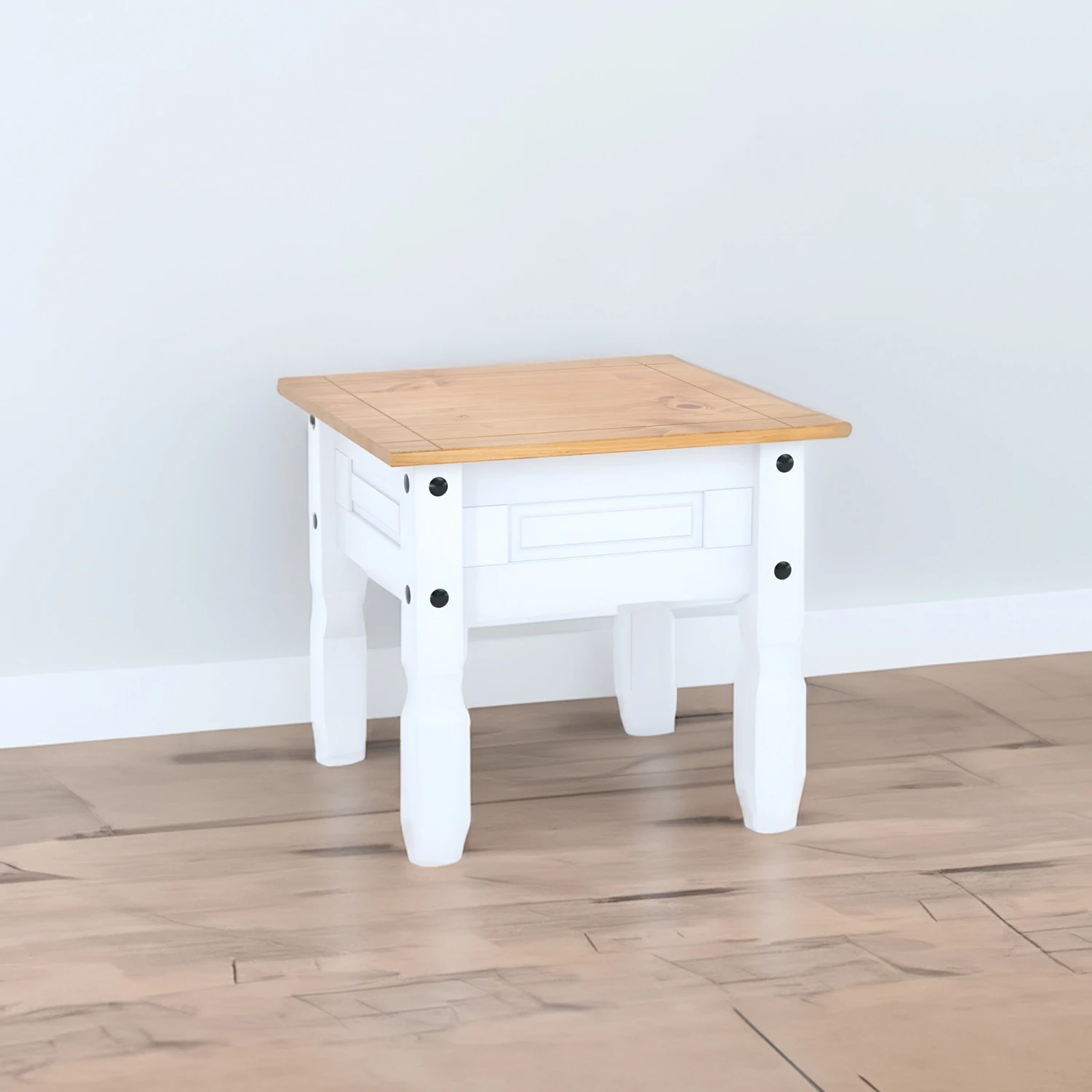 Mesa Lateral Línea Mexicana - MEX041 blanco - Imagen 2