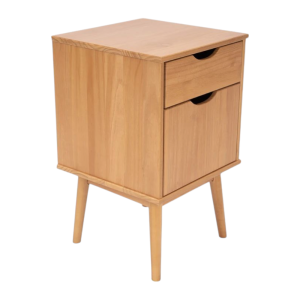 Mesa de Luz 1Pta 1Caj Linea Nordica Roble 3410R